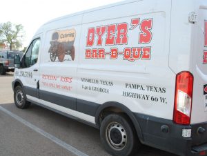 Dyer's BBQ Catering Van. BBQ in Amarillo